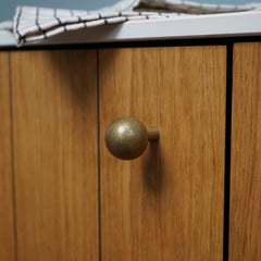 HALLEY Sphere Knob - Aged Brass