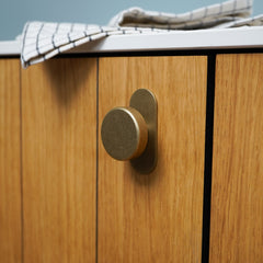 HUDSON Shaker Knob - Aged Brass