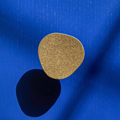 PEBBLE Organic Knob - Aged Brass