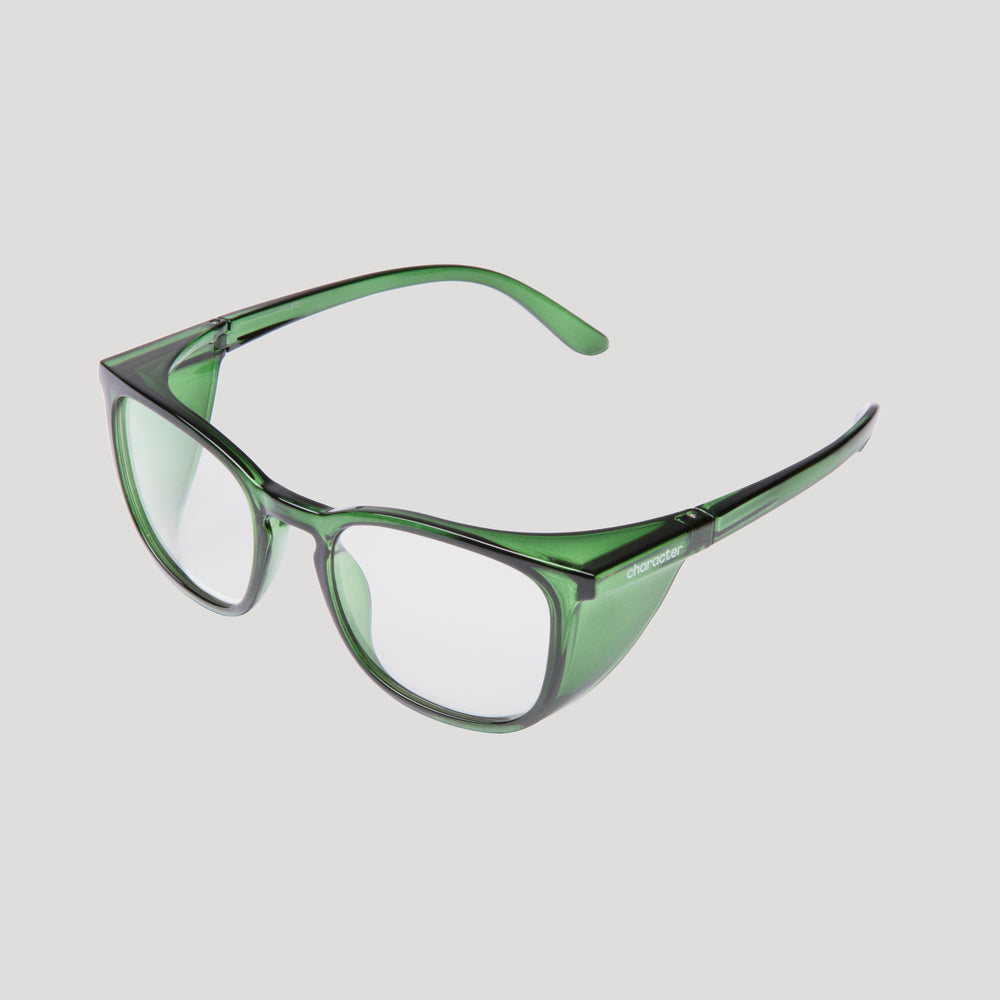 CHARACTER Safety Glasses - Green