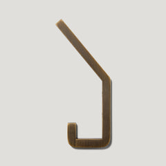 Plank Hardware Accessories LEVI Square Hook - Antique Brass