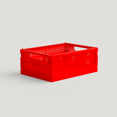 Plank Hardware Accessories Midi Recycled MADE CRATE - Bright Red