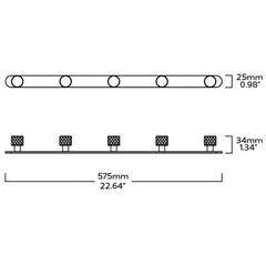 Plank Hardware Accessories REVILL Hook Backplate Set - Antique Brass