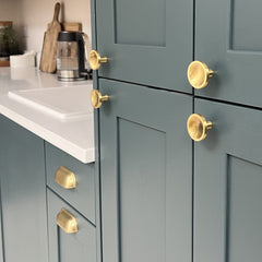 Plank Hardware Cabinetry ALBANY Cup Pull - Brass