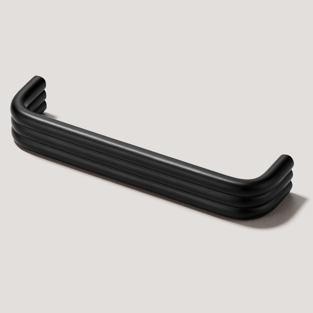 ALVA Tubular D Bar Handle - Black