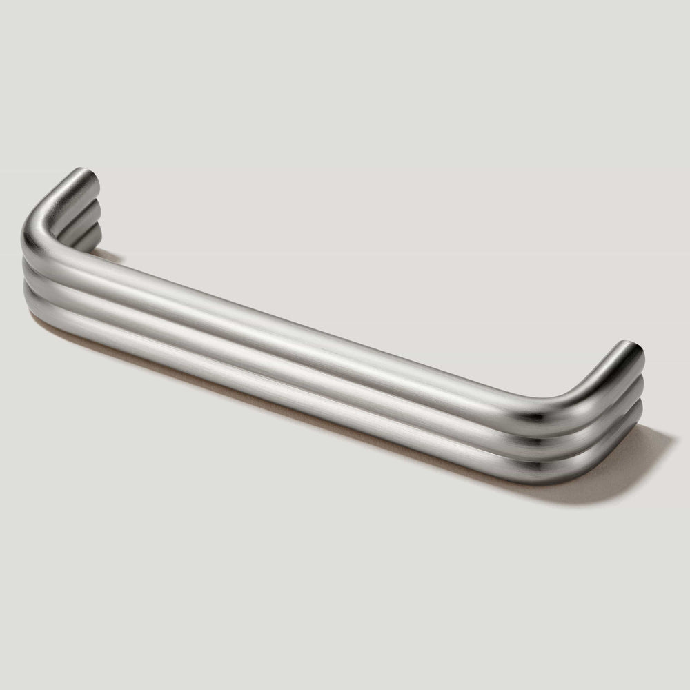 ALVA Tubular D Bar Handle - Satin Nickel