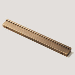 Plank Hardware Cabinetry BLAKE Minimalist Handle - Antique Brass