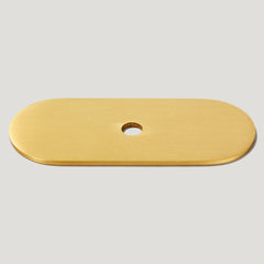 Plank Hardware Cabinetry COHEN Backplate - Brass