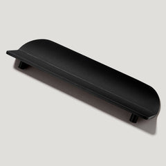 Plank Hardware Cabinetry 160mm (128mm CC) FOLD Long D Shape Front Mounted Handle - Black