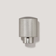 Plank Hardware Cabinetry FRANKLIN Knurled Button Knob - Stainless Steel