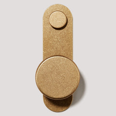 Plank Hardware Cabinetry HUDSON Shaker Hook - Aged Brass