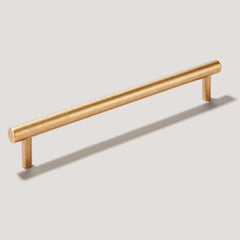 Plank Hardware Cabinetry 252mm (220mm CC) / Handle Only HUDSON T-Bar Handle - Aged Brass