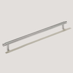 Plank Hardware Cabinetry 420mm (365mm CC) KEPLER Heavyweight Knurled Handle - Stainless Steel