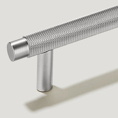 Plank Hardware Cabinetry KEPLER Heavyweight Knurled Handle - Stainless Steel