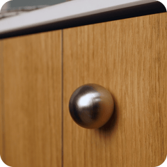 Plank Hardware Cabinetry KOJI Round Knob - Satin Nickel