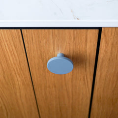 Plank Hardware Cabinetry LOVELL Circular Knob - Pale Blue