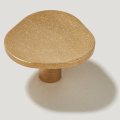 Plank Hardware Cabinetry PEBBLE Knob - Aged Brass