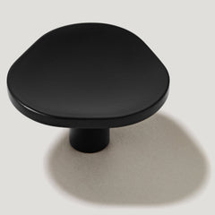 Plank Hardware Cabinetry PEBBLE Knob - Black