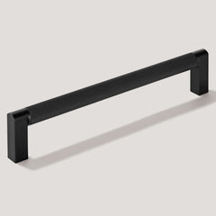 Plank Hardware Handles & Knobs BECKER Grooved D-Bar Handle - Black