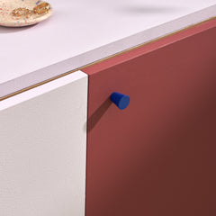 Plank Hardware Handles & Knobs HUBBLE Tapered Knob - Cobalt Blue