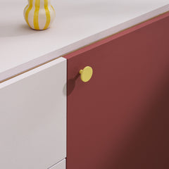 Plank Hardware Handles & Knobs LOVELL Circular Knob - Lemon Yellow