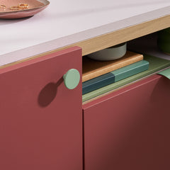 Plank Hardware Handles & Knobs LOVELL Circular Knob - Sage Green