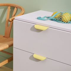 Plank Hardware Handles & Knobs MERCURY Curved Lip Pull Handle - Lemon Yellow