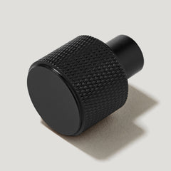 Plank Hardware Handles & Knobs REVILL Knurled Button Knob - Black