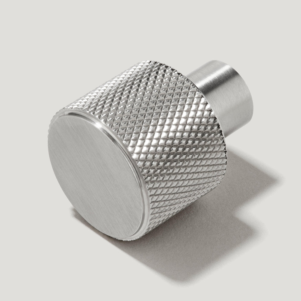 REVILL Knurled Button Knob - Stainless Steel