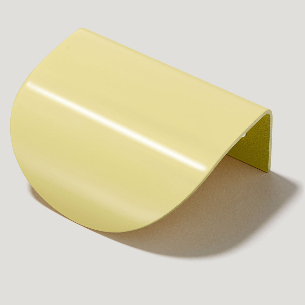 MERCURY Curved Lip Pull Handle - Lemon Yellow