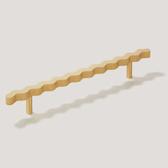 Plank Hardware Hidden SQUIGGLE T Bar - Brass