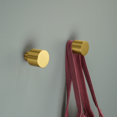 Plank Hardware Hooks MAXWELL Button Hook - Brass