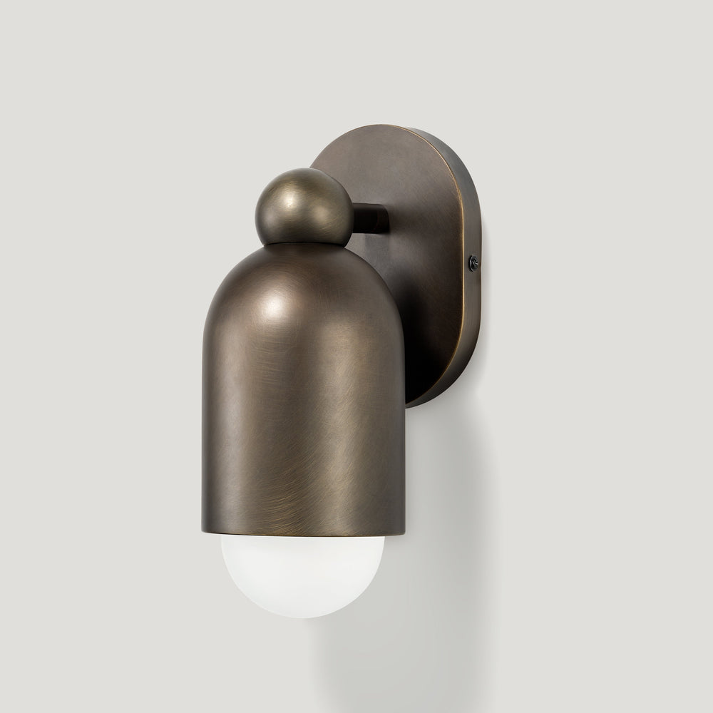 JENSEN Single Wall Light - Antique Brass