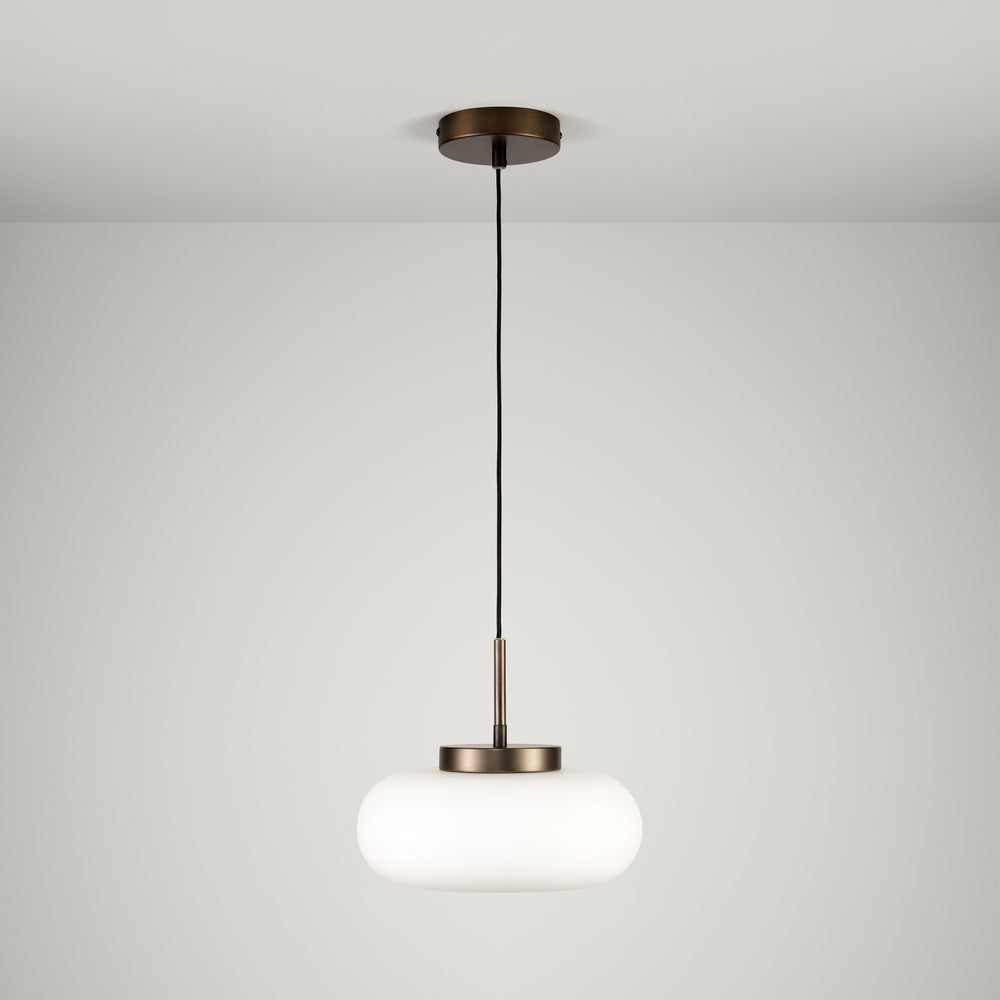 MARIN Glass Pendant Light - Antique Brass