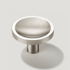 Plank Hardware CAVE Round Knob - Satin Nickel