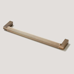 Plank Hardware Handles & Knobs 170mm (160mm CC) BECKER Grooved D-Bar Handle - Antique Brass