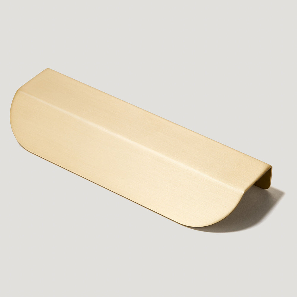 FOLD Long Edge Pull Handle - Brass