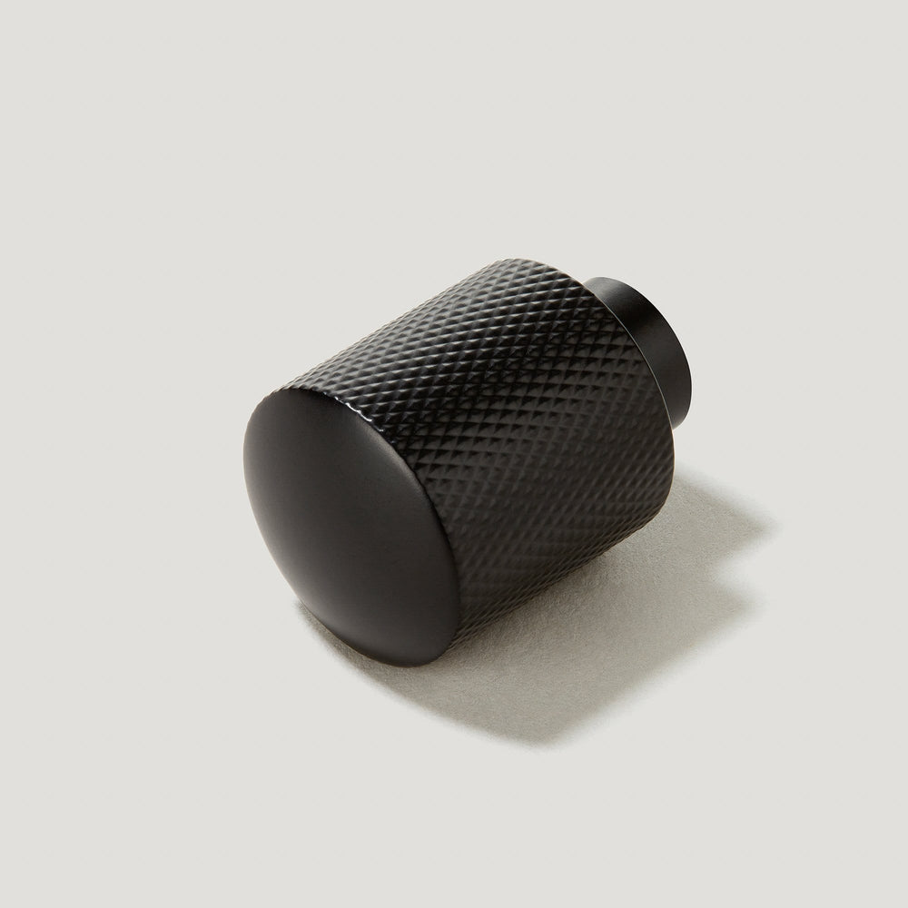 FRANKLIN Knurled Button Knob - Black