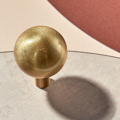 Plank Hardware Handles & Knobs HALLEY Sphere Knob - Brass