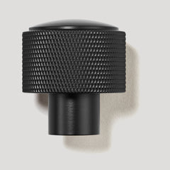 Plank Hardware Handles & Knobs HUMBOLDT Knurled Button Knob - Black