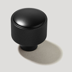 Plank Hardware Handles & Knobs HUMBOLDT Knurled Button Knob - Black