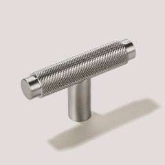 Plank Hardware Handles & Knobs KEPLER Knurled Single T Handle - Stainless Steel