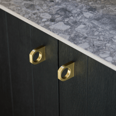 Plank Hardware Handles & Knobs KNIGHT Ring Pull - Brass