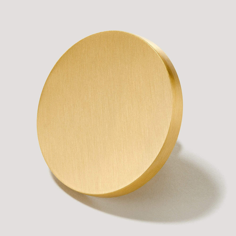 LOVELL Circular Knob - Brass