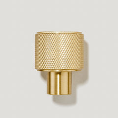 Plank Hardware Handles & Knobs REVILL Knurled Button Hook - Brass