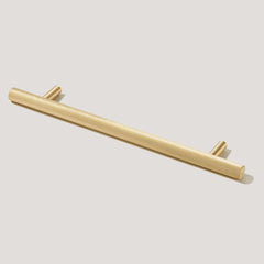 Plank Hardware Handles & Knobs SEARLE Swirl T-Bar Handle - Brass