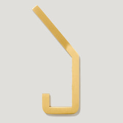 Plank Hardware Hooks LEVI Square Hook - Solid Brass- 120mm