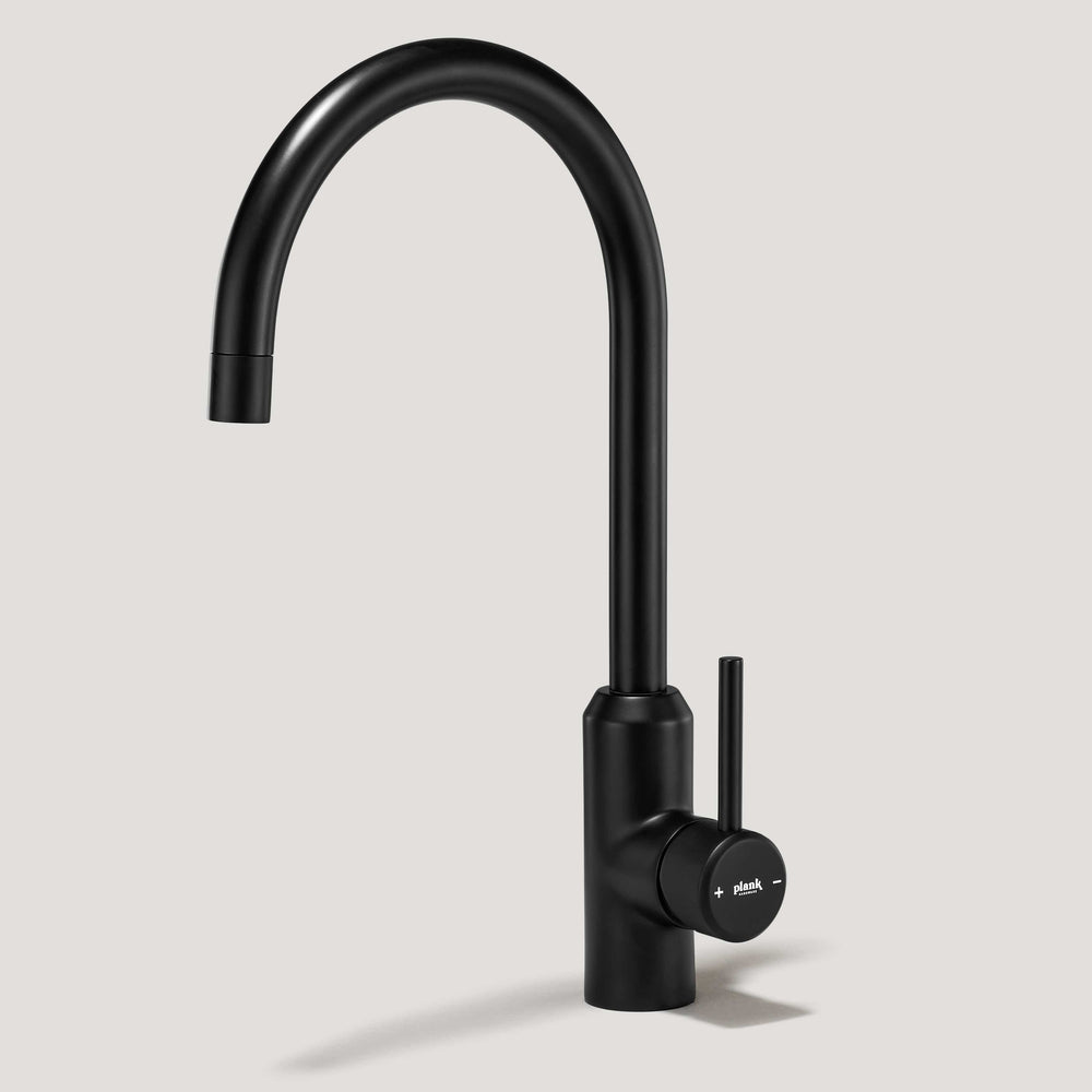 PORTMAN Smooth Kitchen Mixer Tap - Black